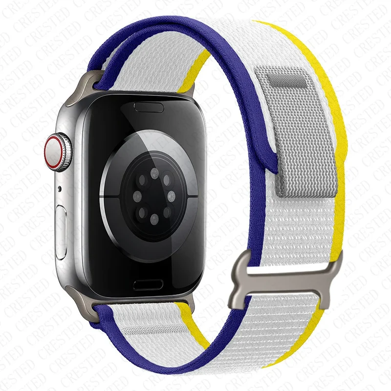 Nylon Smartwatchband Trail Loop - Verstelbaar Sportbandje met Duurzame Gesp - Veelkleurig Polsband Actief | Sansoti