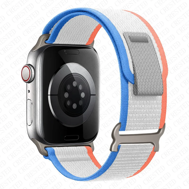 Nylon Smartwatchband Trail Loop - Verstelbaar Sportbandje met Duurzame Gesp - Veelkleurig Polsband Actief | Sansoti
