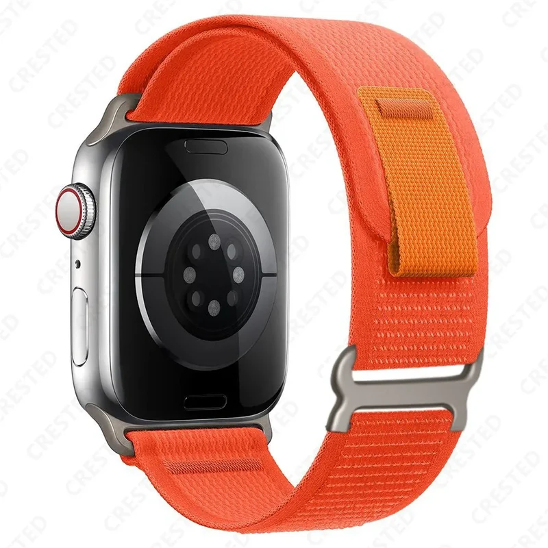 Nylon Smartwatchband Trail Loop - Verstelbaar Sportbandje met Duurzame Gesp - Veelkleurig Polsband Actief | Sansoti