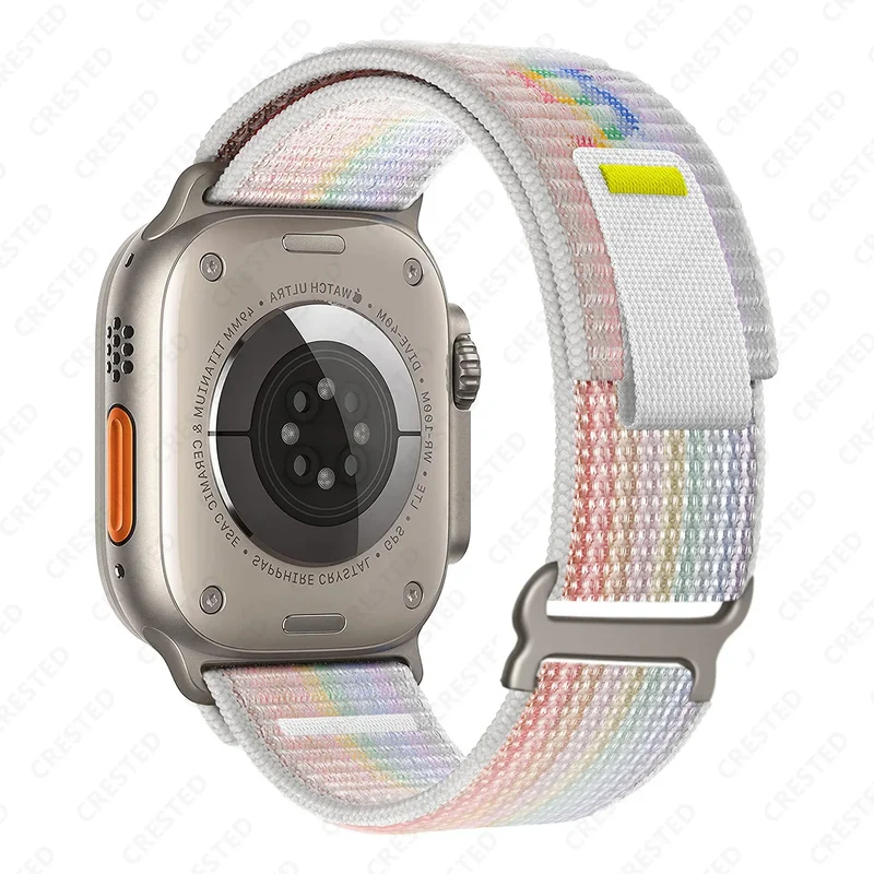 Nylon Smartwatchband Trail Loop - Verstelbaar Sportbandje met Duurzame Gesp - Veelkleurig Polsband Actief | Sansoti