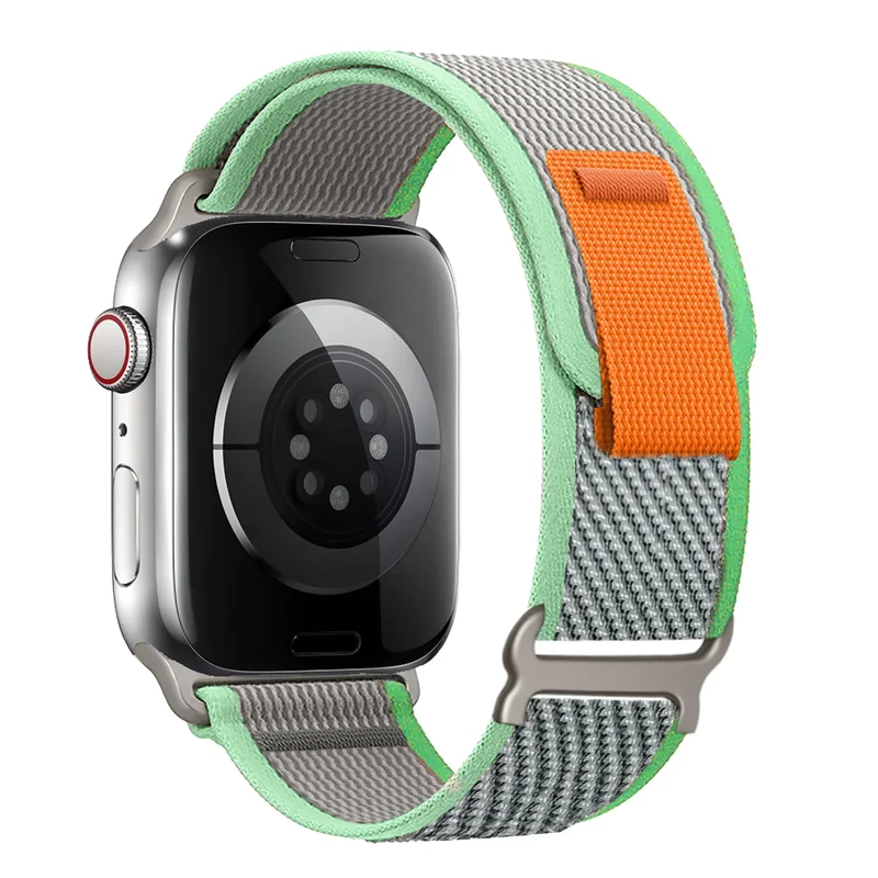 Nylon Smartwatchband Trail Loop - Verstelbaar Sportbandje met Duurzame Gesp - Veelkleurig Polsband Actief | Sansoti