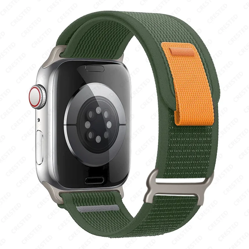 Nylon Smartwatchband Trail Loop - Verstelbaar Sportbandje met Duurzame Gesp - Veelkleurig Polsband Actief | Sansoti