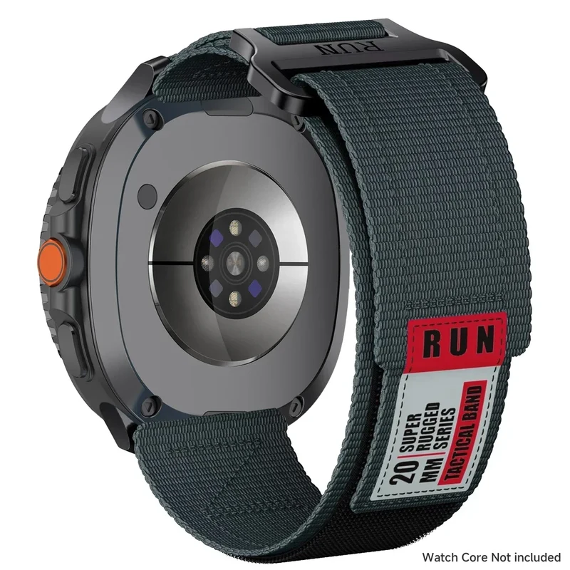 Nylon Smartwatch Bandje Tactical voor Galaxy Watch 8 9 Classic Verstelbaar Sportief Ademend Polsband | Sansoti