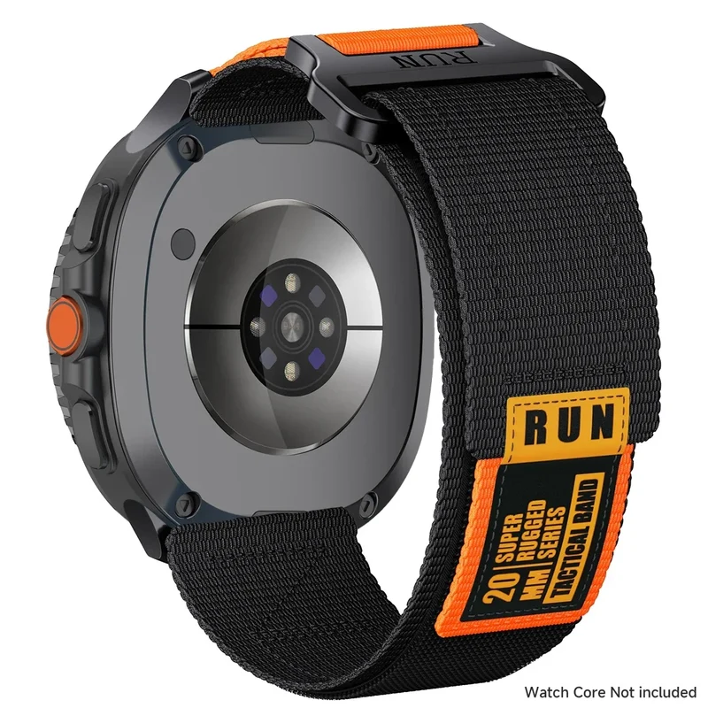 Nylon Smartwatch Bandje Tactical voor Galaxy Watch 8 9 Classic Verstelbaar Sportief Ademend Polsband | Sansoti