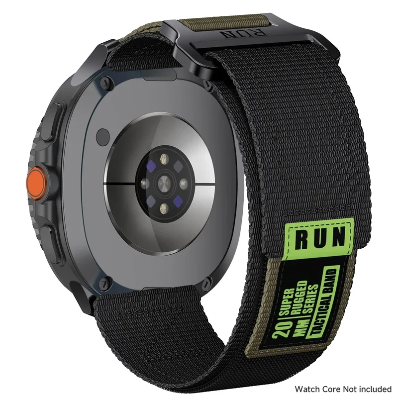 Nylon Smartwatch Bandje Tactical voor Galaxy Watch 8 9 Classic Verstelbaar Sportief Ademend Polsband | Sansoti