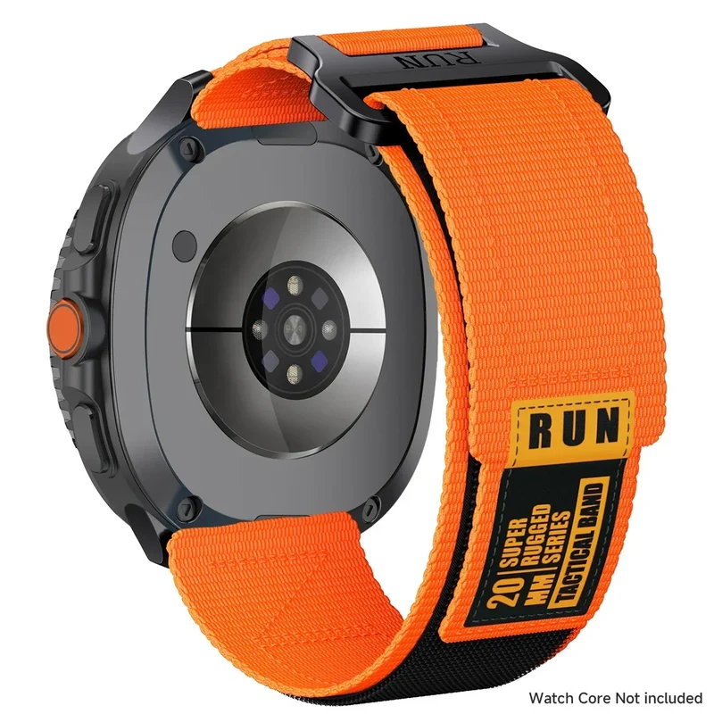 Nylon Smartwatch Bandje Tactical voor Galaxy Watch 8 9 Classic Verstelbaar Sportief Ademend Polsband | Sansoti