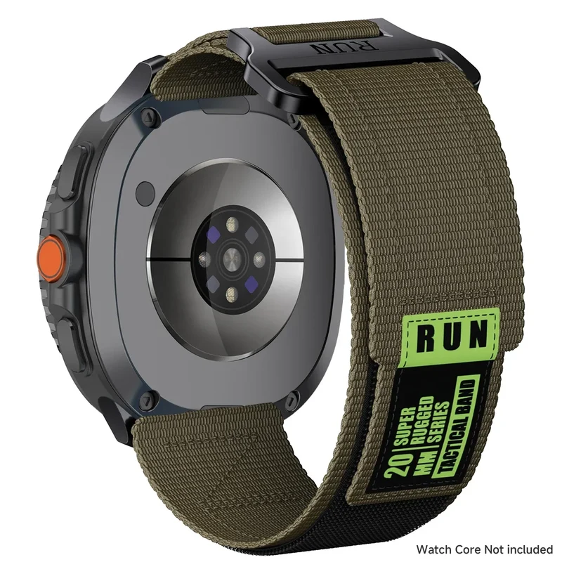 Nylon Smartwatch Bandje Tactical voor Galaxy Watch 8 9 Classic Verstelbaar Sportief Ademend Polsband | Sansoti