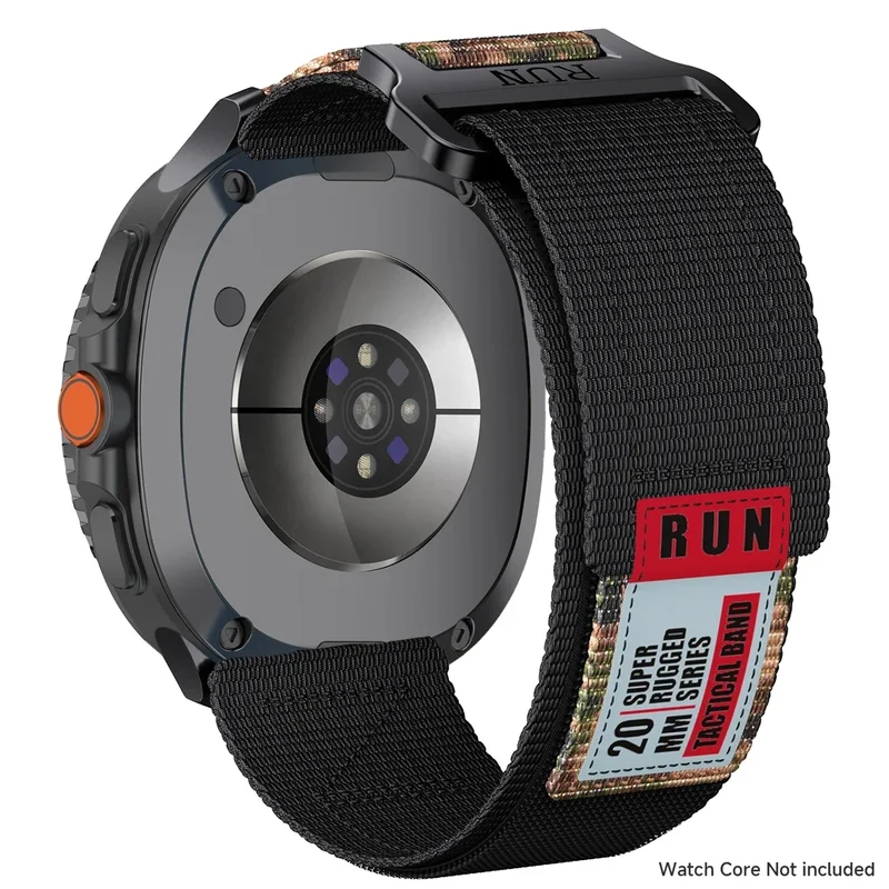 Nylon Smartwatch Bandje Tactical voor Galaxy Watch 8 9 Classic Verstelbaar Sportief Ademend Polsband | Sansoti