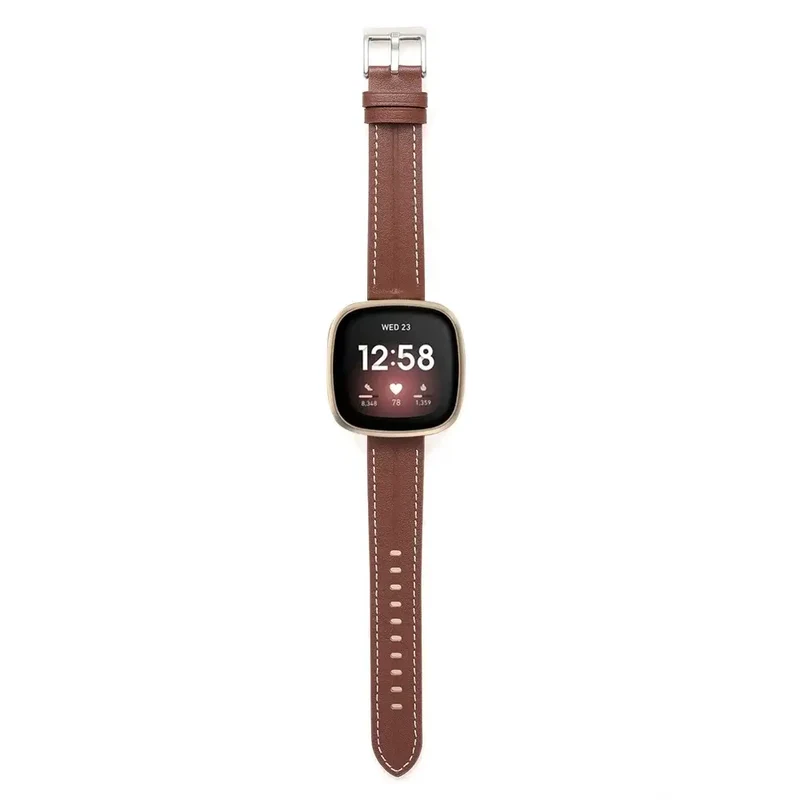 Lederen Smartwatch Bandje Verstelbaar Polshorloge Band Leer Premium Stijlvol Vervangingsbandje Accessoire | Sansoti