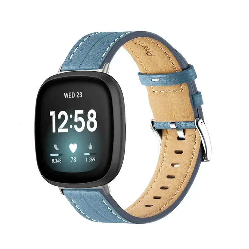 Lederen Smartwatch Bandje Verstelbaar Polshorloge Band Leer Premium Stijlvol Vervangingsbandje Accessoire | Sansoti
