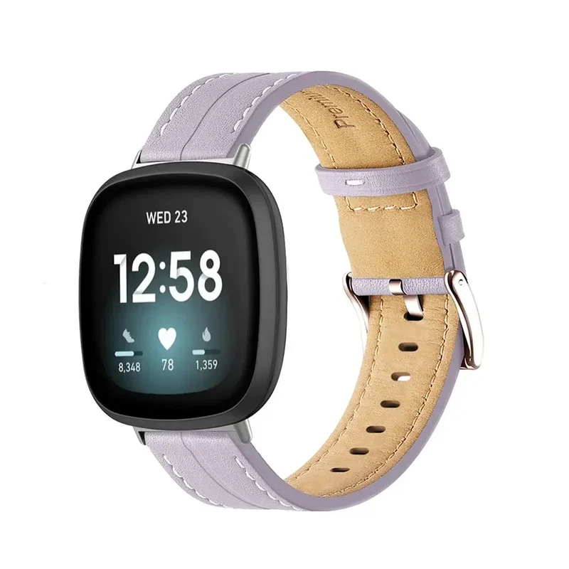 Lederen Smartwatch Bandje Verstelbaar Polshorloge Band Leer Premium Stijlvol Vervangingsbandje Accessoire | Sansoti
