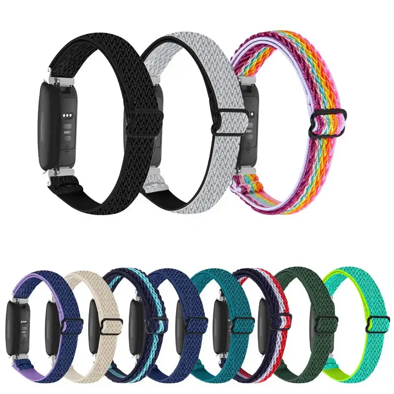 Elastische Nylon Smartwatch Bandje Verstelbaar Sportief Ademend Comfortabel Fitnesstracker Accessoire | Sansoti