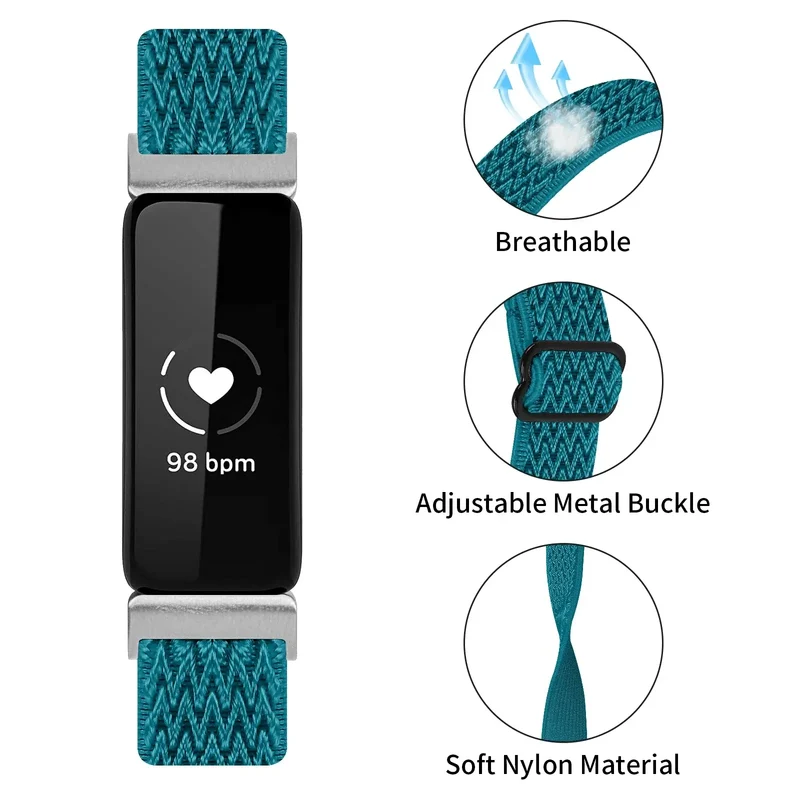 Elastische Nylon Smartwatch Bandje Verstelbaar Sportief Ademend Comfortabel Fitnesstracker Accessoire | Sansoti