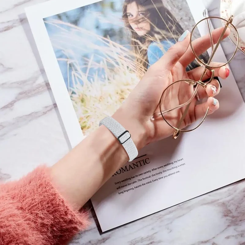 Elastische Nylon Smartwatch Bandje Verstelbaar Sportief Ademend Comfortabel Fitnesstracker Accessoire | Sansoti