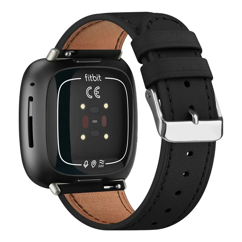 Leren Smartwatch Bandje Verstelbaar Sporthorloge Armband Vervanging Polsband voor Dames en Heren活动追踪 | Sansoti