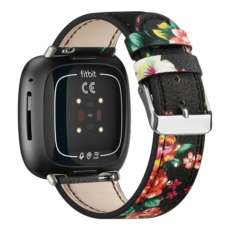 Leren Smartwatch Bandje Verstelbaar Sporthorloge Armband Vervanging Polsband voor Dames en Heren活动追踪 | Sansoti