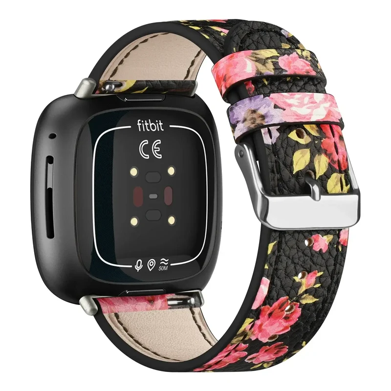 Leren Smartwatch Bandje Verstelbaar Sporthorloge Armband Vervanging Polsband voor Dames en Heren活动追踪 | Sansoti