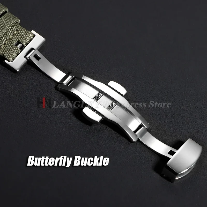 Nylon Horloge Bandje Zeilstof Waterafstotend Quick-Release Universeel Sporthorloge Band 20mm 22mm Polsband | Sansoti