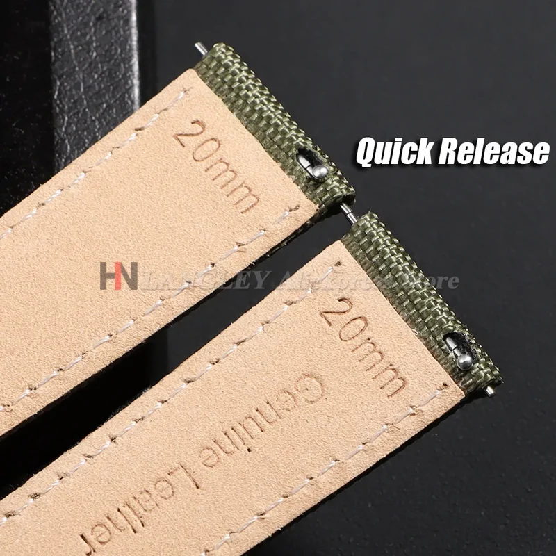 Nylon Horloge Bandje Zeilstof Waterafstotend Quick-Release Universeel Sporthorloge Band 20mm 22mm Polsband | Sansoti