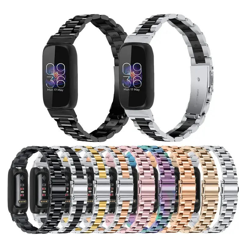 RVS Smartwatch Bandje Metalen Schakelband Verstelbaar Polshorloge Armband Sporthorloge Accessoire Stijlvol | Sansoti