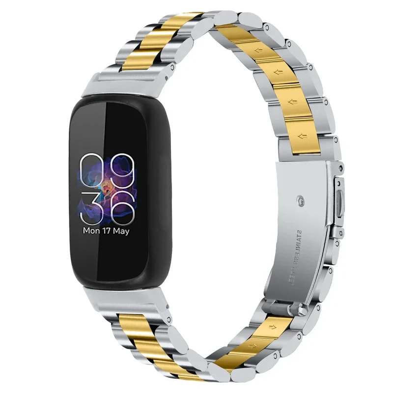 RVS Smartwatch Bandje Metalen Schakelband Verstelbaar Polshorloge Armband Sporthorloge Accessoire Stijlvol | Sansoti