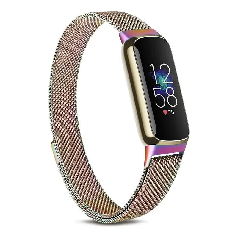Magnetische Smartwatch Band RVS Mesh Verstelbaar Horloge Bandje Polsband voor Fitness Tracker Sporthorloge | Sansoti