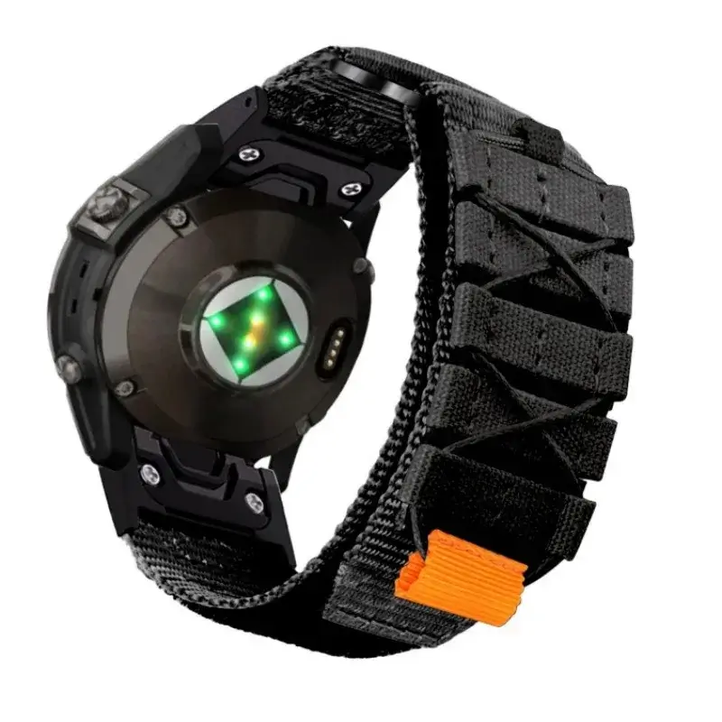 Nylon Klittenband Horlogeband met Verstelbare Sluiting voor Smartwatch 22mm 26mm Premium Ademend Sportief | Sansoti