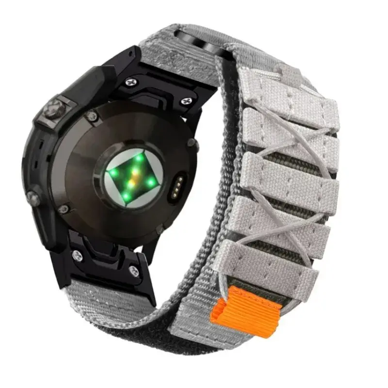 Nylon Klittenband Horlogeband met Verstelbare Sluiting voor Smartwatch 22mm 26mm Premium Ademend Sportief | Sansoti