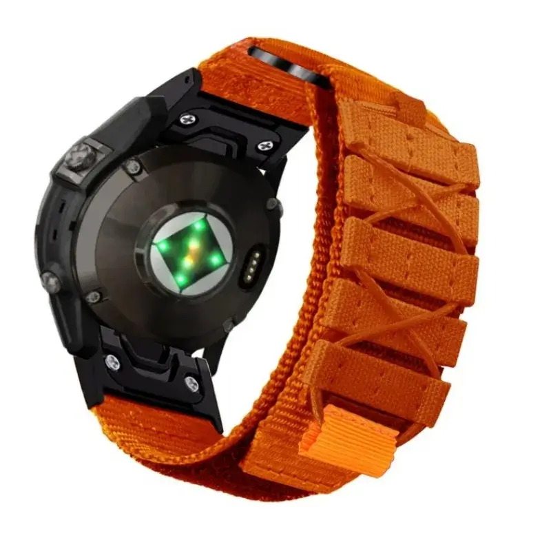 Nylon Klittenband Horlogeband met Verstelbare Sluiting voor Smartwatch 22mm 26mm Premium Ademend Sportief | Sansoti