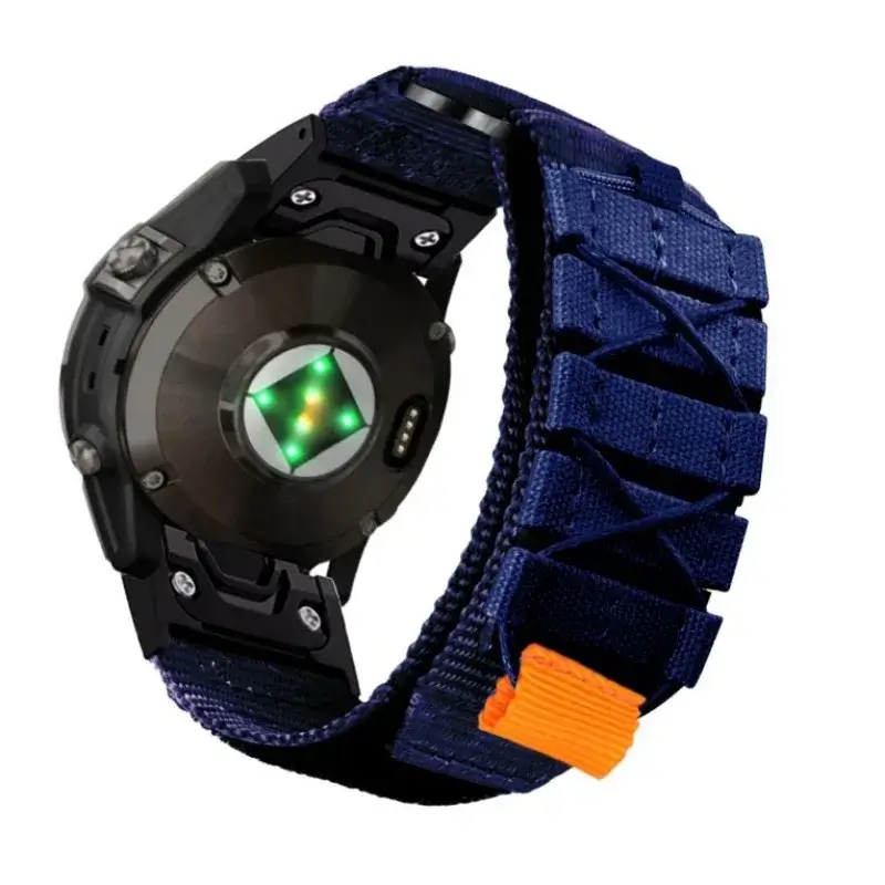 Nylon Klittenband Horlogeband met Verstelbare Sluiting voor Smartwatch 22mm 26mm Premium Ademend Sportief | Sansoti