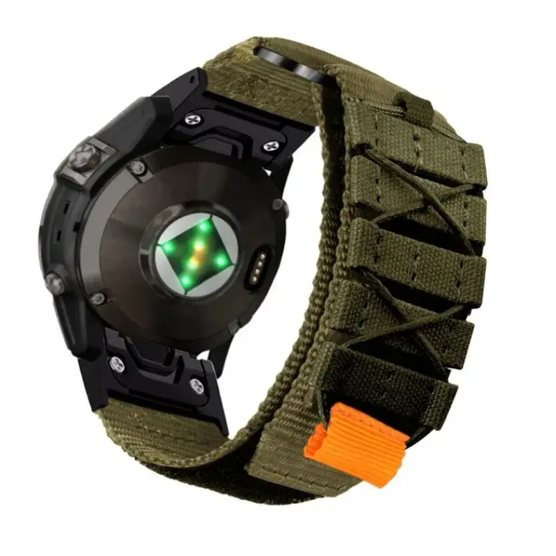Nylon Klittenband Horlogeband met Verstelbare Sluiting voor Smartwatch 22mm 26mm Premium Ademend Sportief | Sansoti