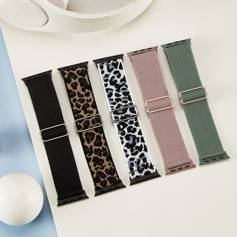 Nylon Sportband voor Smartwatch Ademend Verstelbaar Stijlvol Comfortabel Horloge Bandje voor Dagelijks Gebruik | Sansoti