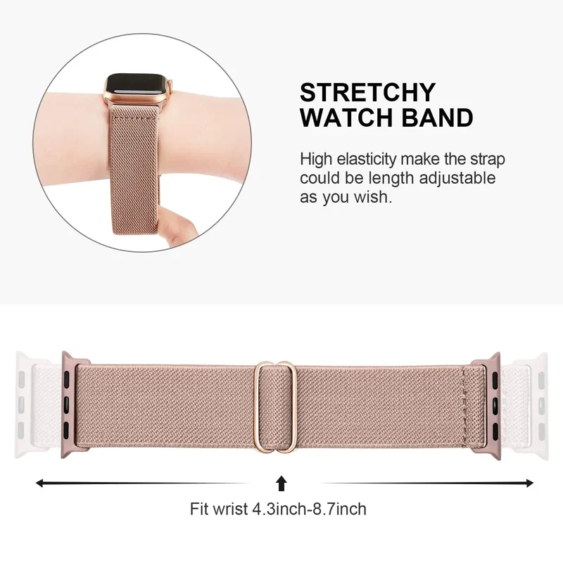 Nylon Sportband voor Smartwatch Ademend Verstelbaar Stijlvol Comfortabel Horloge Bandje voor Dagelijks Gebruik | Sansoti