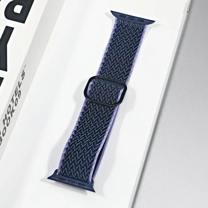 Nylon Sportband voor Smartwatch Ademend Verstelbaar Stijlvol Comfortabel Horloge Bandje voor Dagelijks Gebruik | Sansoti
