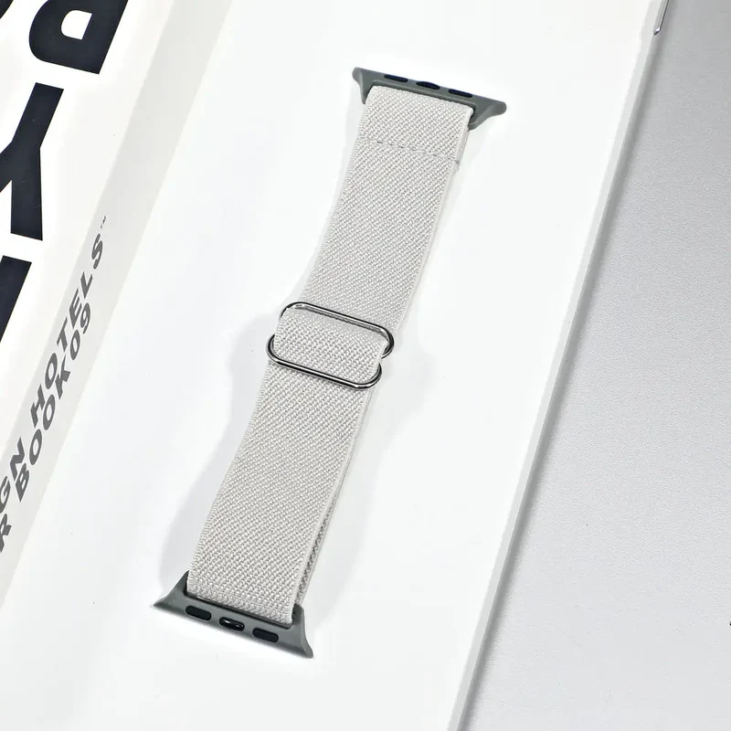 Nylon Sportband voor Smartwatch Ademend Verstelbaar Stijlvol Comfortabel Horloge Bandje voor Dagelijks Gebruik | Sansoti