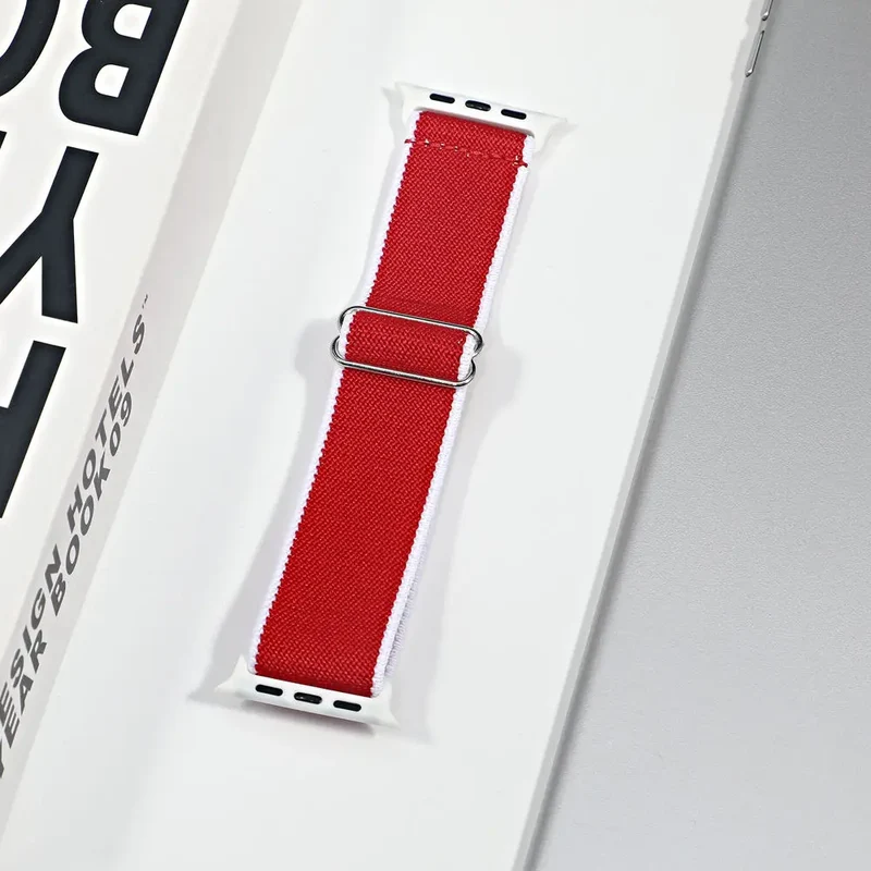 Nylon Sportband voor Smartwatch Ademend Verstelbaar Stijlvol Comfortabel Horloge Bandje voor Dagelijks Gebruik | Sansoti
