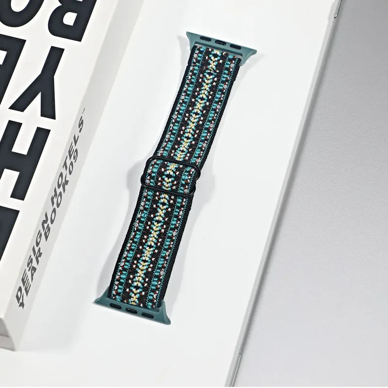 Nylon Sportband voor Smartwatch Ademend Verstelbaar Stijlvol Comfortabel Horloge Bandje voor Dagelijks Gebruik | Sansoti
