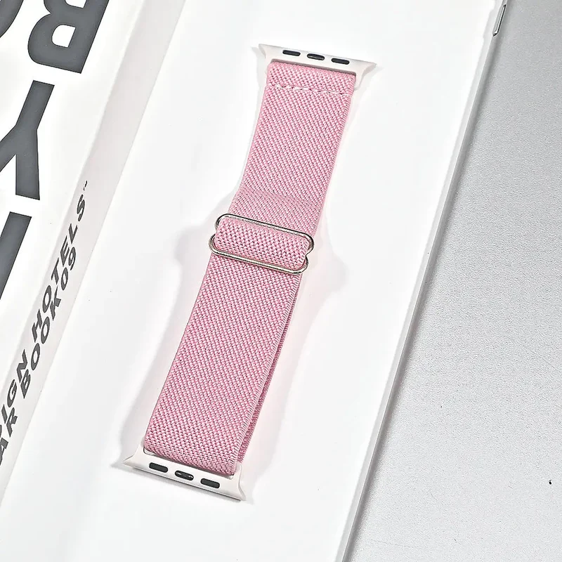 Nylon Sportband voor Smartwatch Ademend Verstelbaar Stijlvol Comfortabel Horloge Bandje voor Dagelijks Gebruik | Sansoti