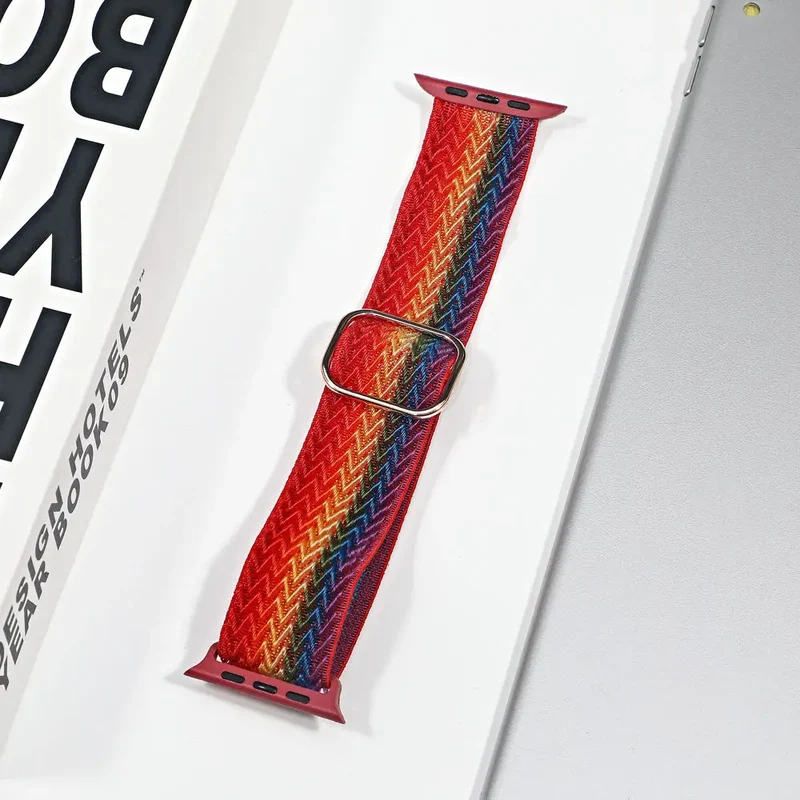 Nylon Sportband voor Smartwatch Ademend Verstelbaar Stijlvol Comfortabel Horloge Bandje voor Dagelijks Gebruik | Sansoti