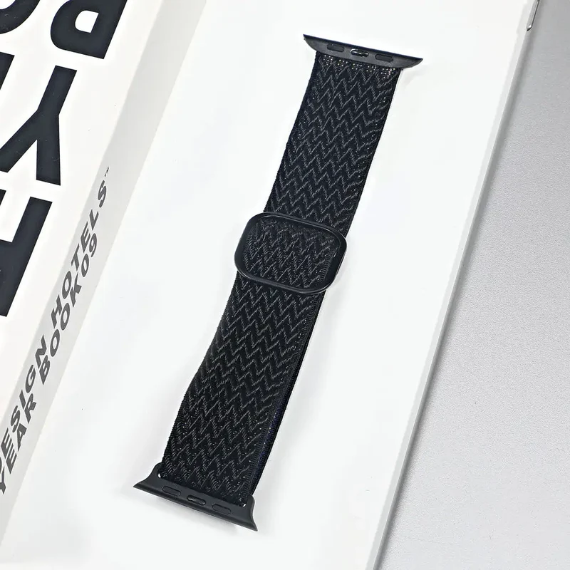 Nylon Sportband voor Smartwatch Ademend Verstelbaar Stijlvol Comfortabel Horloge Bandje voor Dagelijks Gebruik | Sansoti