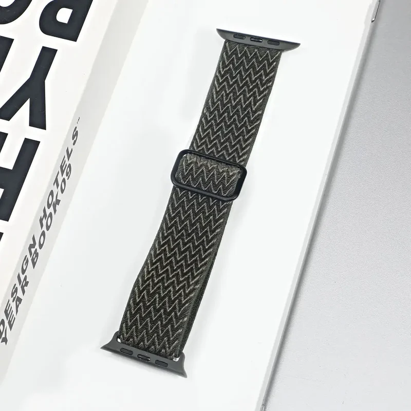 Nylon Sportband voor Smartwatch Ademend Verstelbaar Stijlvol Comfortabel Horloge Bandje voor Dagelijks Gebruik | Sansoti