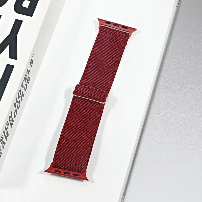 Nylon Sportband voor Smartwatch Ademend Verstelbaar Stijlvol Comfortabel Horloge Bandje voor Dagelijks Gebruik | Sansoti