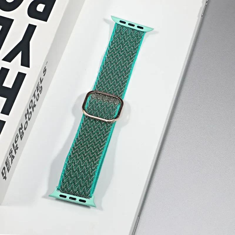 Nylon Sportband voor Smartwatch Ademend Verstelbaar Stijlvol Comfortabel Horloge Bandje voor Dagelijks Gebruik | Sansoti