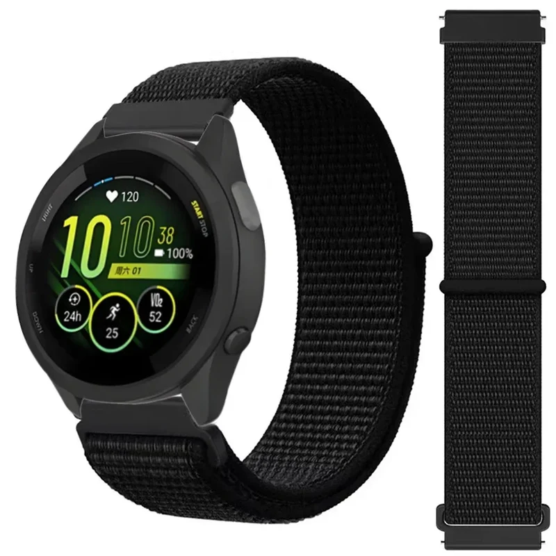 Verstelbare Nylon Sportband voor Smartwatch 20mm 22mm Ademend Polsband Sporthorloge Lichtgewicht Fitness | Sansoti