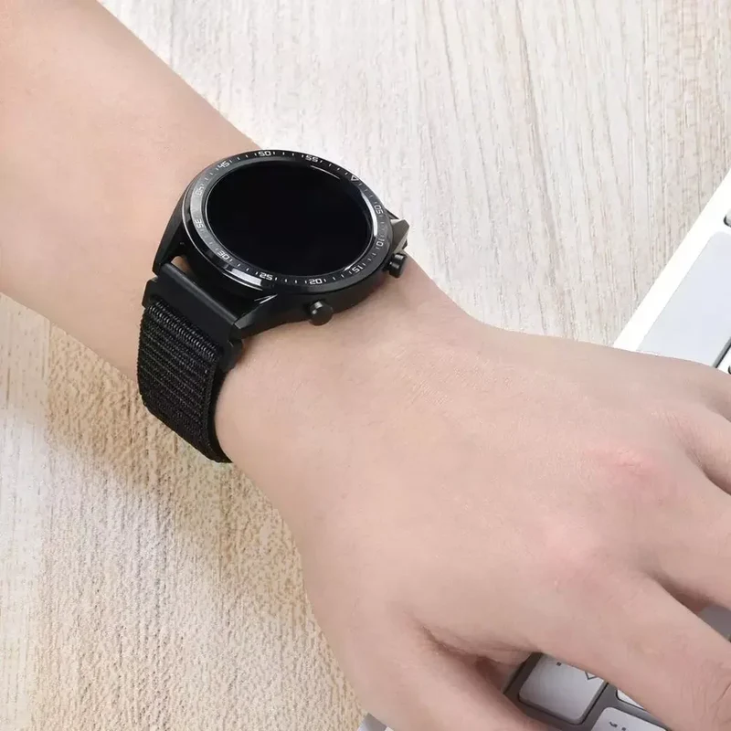 Verstelbare Nylon Sportband voor Smartwatch 20mm 22mm Ademend Polsband Sporthorloge Lichtgewicht Fitness | Sansoti