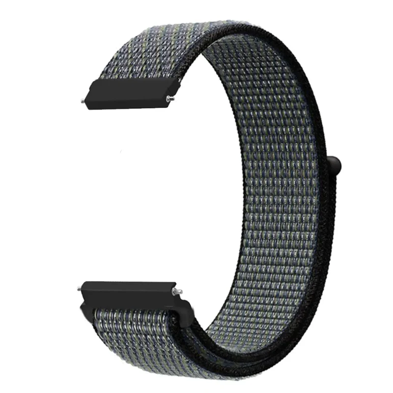 Verstelbare Nylon Sportband voor Smartwatch 20mm 22mm Ademend Polsband Sporthorloge Lichtgewicht Fitness | Sansoti