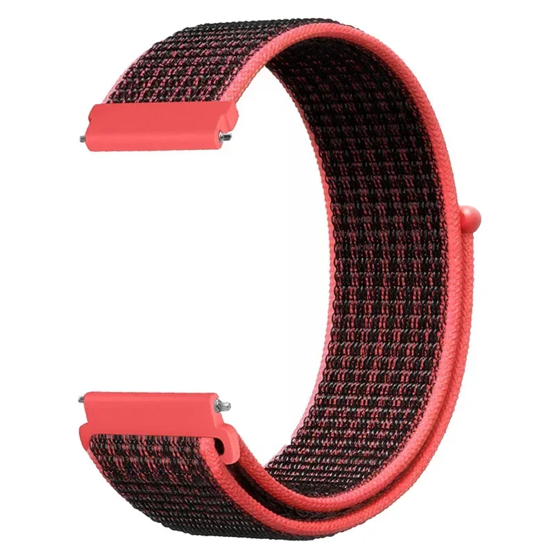 Verstelbare Nylon Sportband voor Smartwatch 20mm 22mm Ademend Polsband Sporthorloge Lichtgewicht Fitness | Sansoti