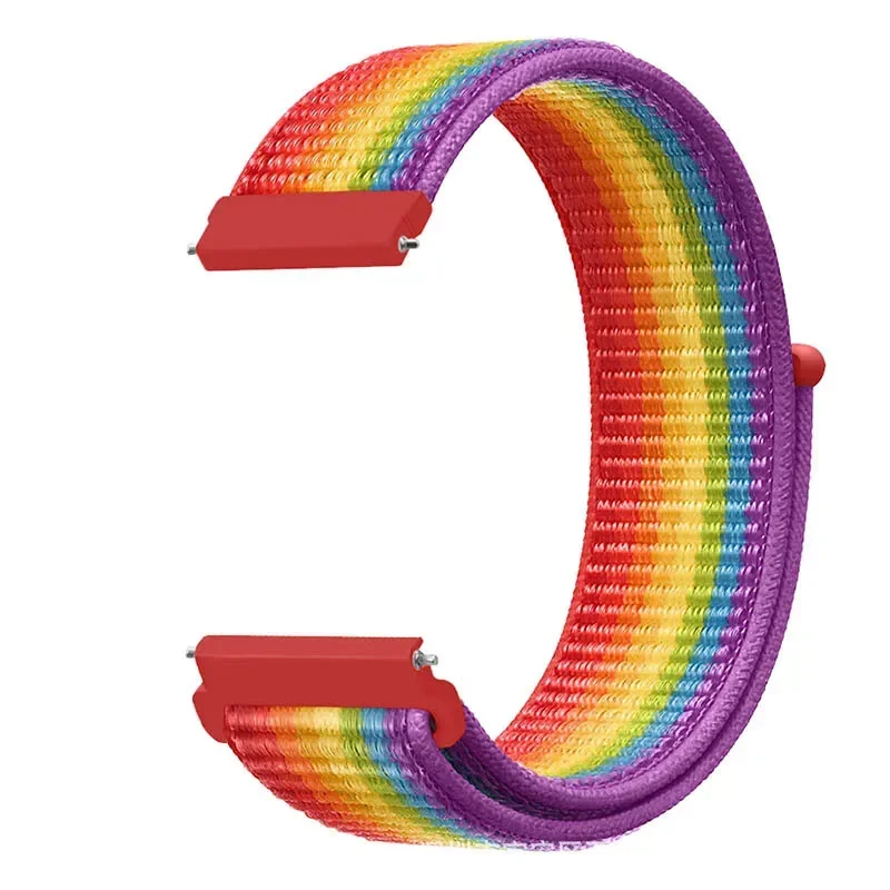 Verstelbare Nylon Sportband voor Smartwatch 20mm 22mm Ademend Polsband Sporthorloge Lichtgewicht Fitness | Sansoti