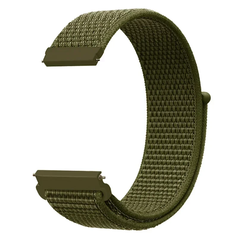 Verstelbare Nylon Sportband voor Smartwatch 20mm 22mm Ademend Polsband Sporthorloge Lichtgewicht Fitness | Sansoti