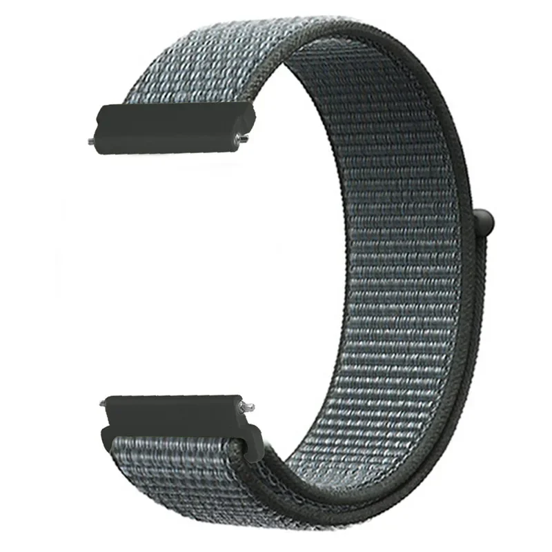 Verstelbare Nylon Sportband voor Smartwatch 20mm 22mm Ademend Polsband Sporthorloge Lichtgewicht Fitness | Sansoti